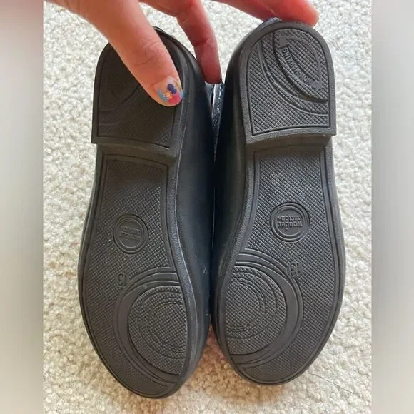 Wonder Nation Little and Big Girl Ballet Flats with Ankle Strap Size 13 - Picture 5 of 6